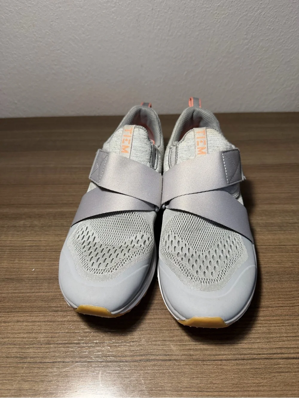 Tiem Slipstream Cycling Shoes Gray Bicycle Spin Indoor size 7